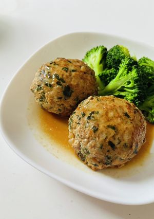 大葉たっぷり照り焼きハンバーグ-レシピのメイン写真