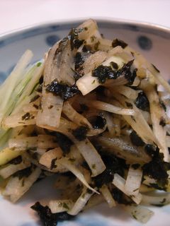 大根と海苔の絶品サラダ!-レシピのメイン写真