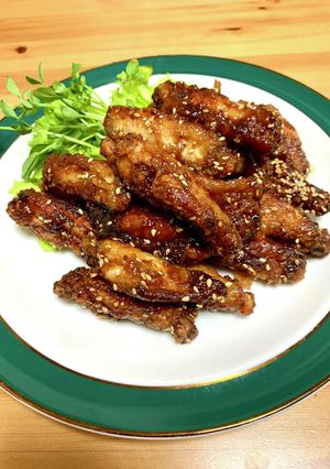 手羽中唐揚げ 和風甘辛ダレ-レシピのメイン写真