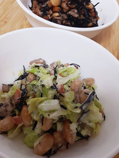 ひじき煮 キャベマヨ和え-レシピのメイン写真