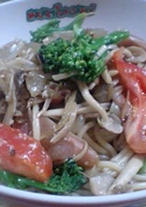 具だくさん醤油チーズパスタ-レシピのメイン写真