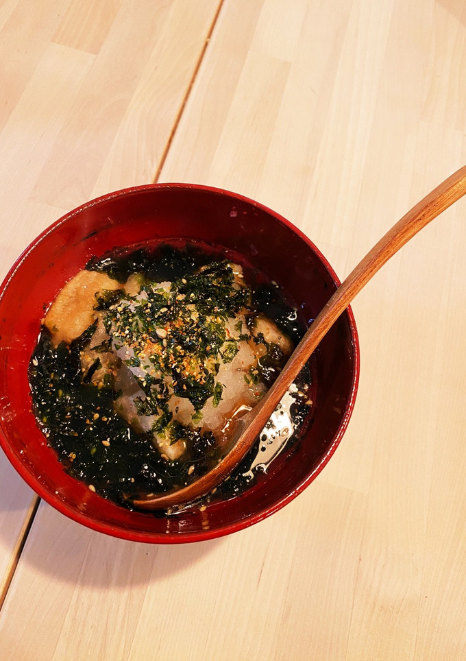 お腹が休まる　揚げ餅のあったかみぞれ椀-レシピのメイン写真