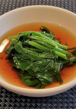 本気で作るほうれん草のお浸し【料亭級】-レシピのメイン写真