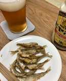 ビールのつまみ/ワカサギ素揚げ/酒のあて