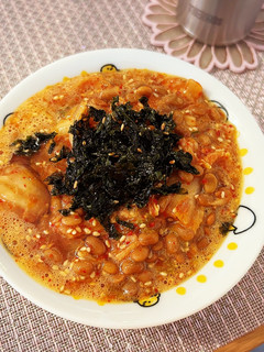 簡単腸活♡納豆キムチ丼-レシピのメイン写真
