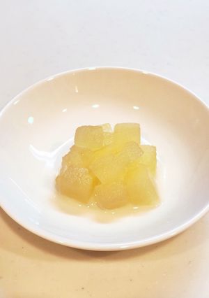 離乳食》炊飯器◎煮りんご-レシピのメイン写真