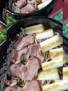 ネギと鴨肉の燻製で簡単美味しい鴨南蛮蕎麦-レシピのメイン写真