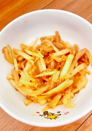 大根とツナのマヨ七味きんぴら-レシピのメイン写真
