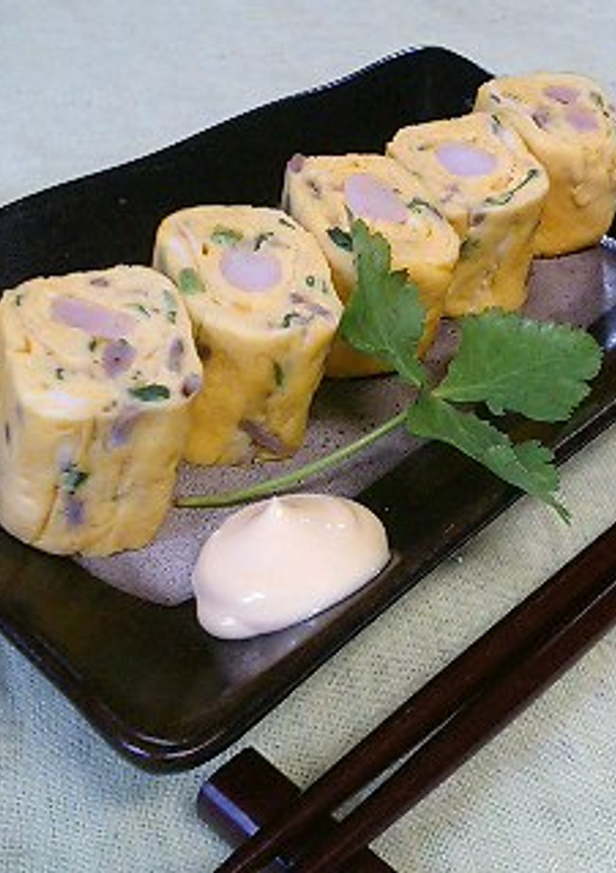 お酒のアテに☆エビだし巻き-レシピのメイン写真
