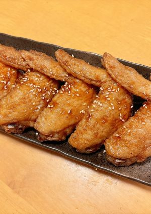 甘辛！手羽先の唐揚げ-レシピのメイン写真