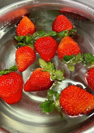 いちご長持ち♪酢水あらい-レシピのメイン写真