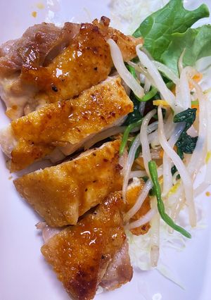 おかわりしたくなる焼くだけチキンステーキ-レシピのメイン写真