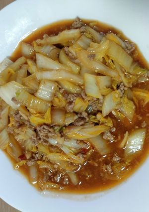 簡単　麻婆白菜-レシピのメイン写真