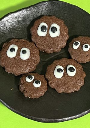 簡単！まっくろくろすけのクッキー-レシピのメイン写真