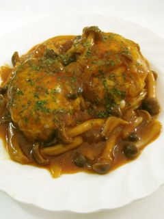 チーズ煮込みハンバーグ-レシピのメイン写真