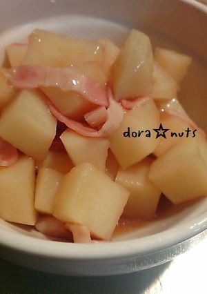 ５分でチン☆メニュー　ポテトベーコン☆-レシピのメイン写真