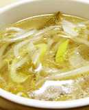 もやし•長ねぎ•茎わかめのスープ
