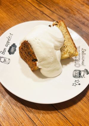 バレンタインにも！　バナナシフォンケーキ-レシピのメイン写真