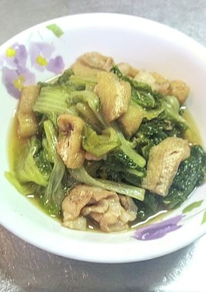 安くて簡単で美味しい豚バラとしろなの煮物-レシピのメイン写真