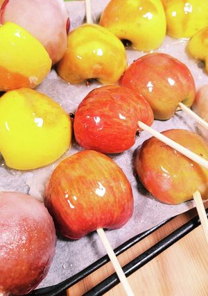 簡単屋台の味♪りんご飴・フルーツ飴-レシピのメイン写真