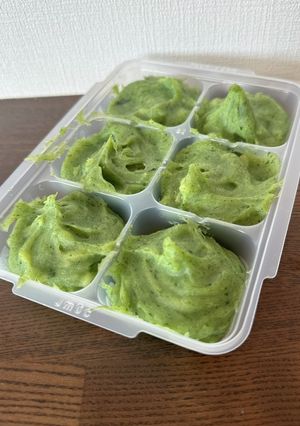 ほうれん草ポタージュ【離乳食５ヶ月〜】-レシピのメイン写真