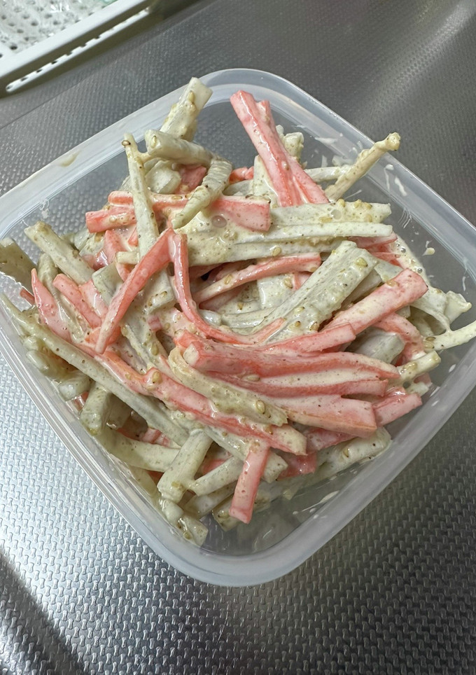 ごぼうとにんじんのマヨ和え-レシピのメイン写真