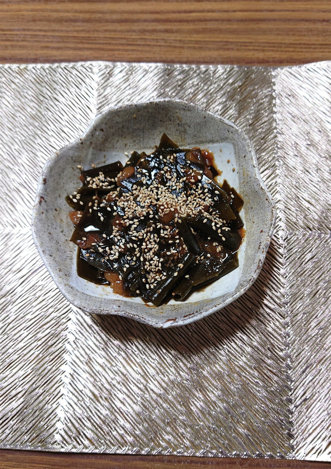 ヨウサマの減塩南高梅の昆布佃煮（京都風)-レシピのメイン写真