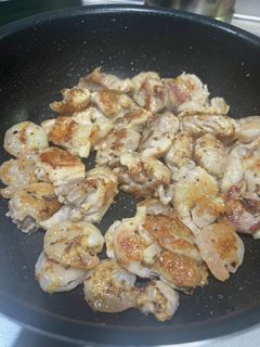 とり肉とエビのレモンマスタード焼き-レシピのメイン写真