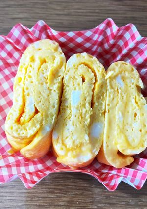 簡単♪フライパンでやわらか卵焼き-レシピのメイン写真