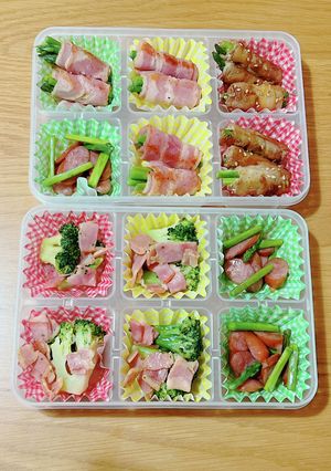 お弁当　作り置き冷凍　彩り良し　覚書-レシピのメイン写真