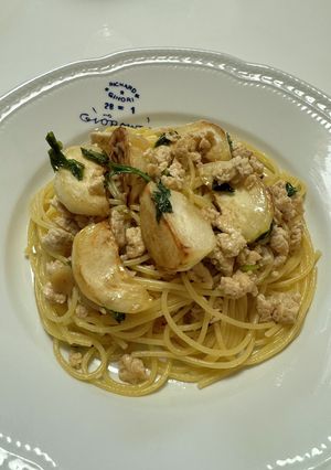 かぶと鶏ひき肉のペペロンチーノ-レシピのメイン写真