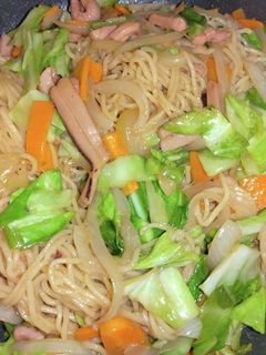イカの塩辛焼きそば-レシピのメイン写真