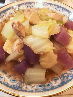 ササミ白菜大根のみぞれ煮-レシピのメイン写真