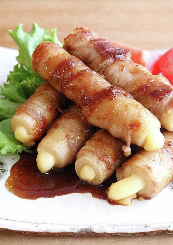チーズがとろ～り☆ちくわの豚肉巻き-レシピのメイン写真