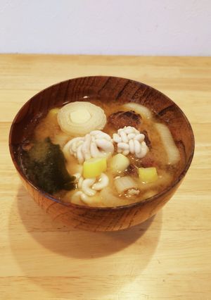 白ねぎと白子の味噌汁-レシピのメイン写真