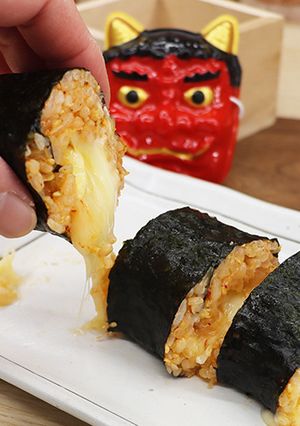 巻きす不要!お手軽チーズキンパ-レシピのメイン写真