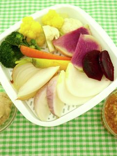 カブとカリフラワーの蒸し野菜-レシピのメイン写真