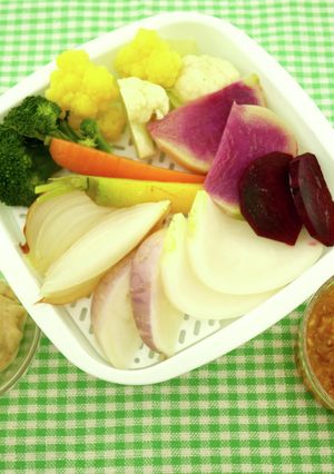 カブとカリフラワーの蒸し野菜-レシピのメイン写真