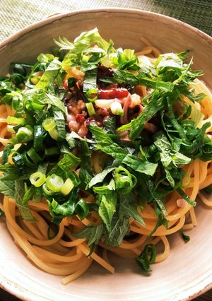 茅乃舎の野菜だしで◎塩辛ペペロンチーノ-レシピのメイン写真