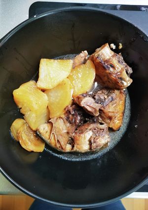 土井先生の皮ごと大根とぶりのアラ煮-レシピのメイン写真