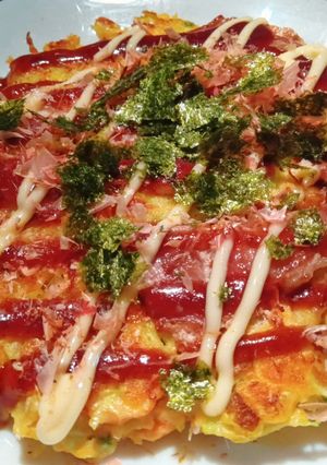 人参入り米粉のお好み焼き-レシピのメイン写真