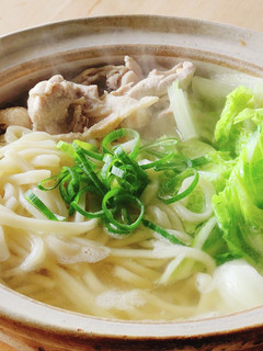 食材3つ☆白だし旨塩鶏うどん☆簡単鍋-レシピのメイン写真