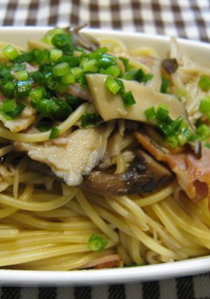 ★きのこのにんにくバター醤油パスタ★-レシピのメイン写真