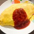 基本の完熟トマトケチャップオムライス
