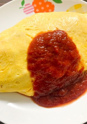 基本の完熟トマトケチャップオムライス-レシピのメイン写真
