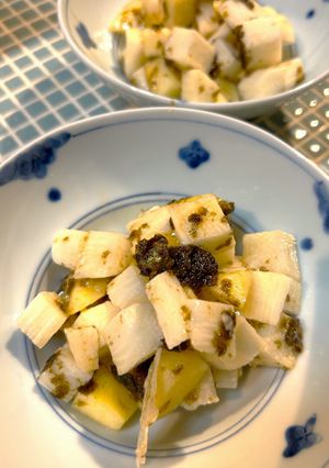 リンゴと長いもの海草和え-レシピのメイン写真