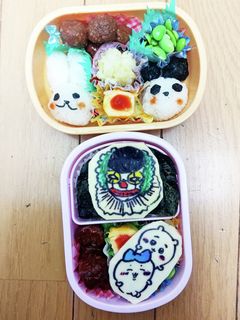 お弁当 双子 記録用 笑笑-レシピのメイン写真