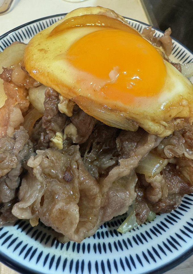 簡単！5分で！すき焼き丼！-レシピのメイン写真