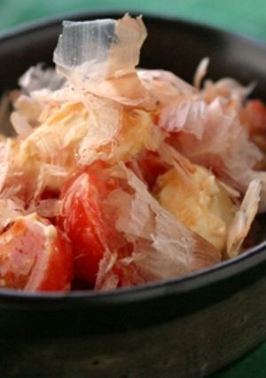 ミニトマトとクリームチーズのおつまみ-レシピのメイン写真