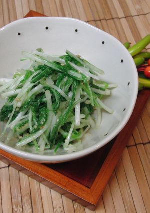 水菜のごま辛子醤油和え-レシピのメイン写真